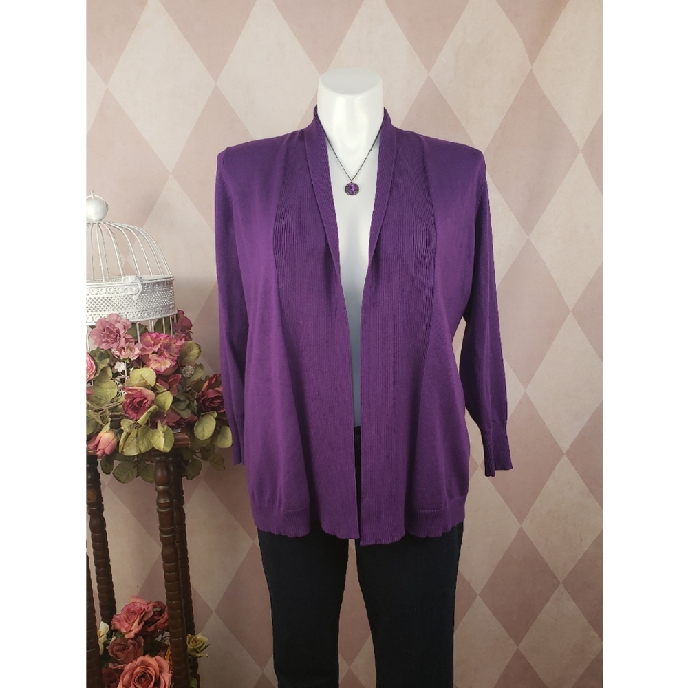 Faded Glory | Purple Cardigan